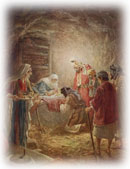 The birth of Jesus